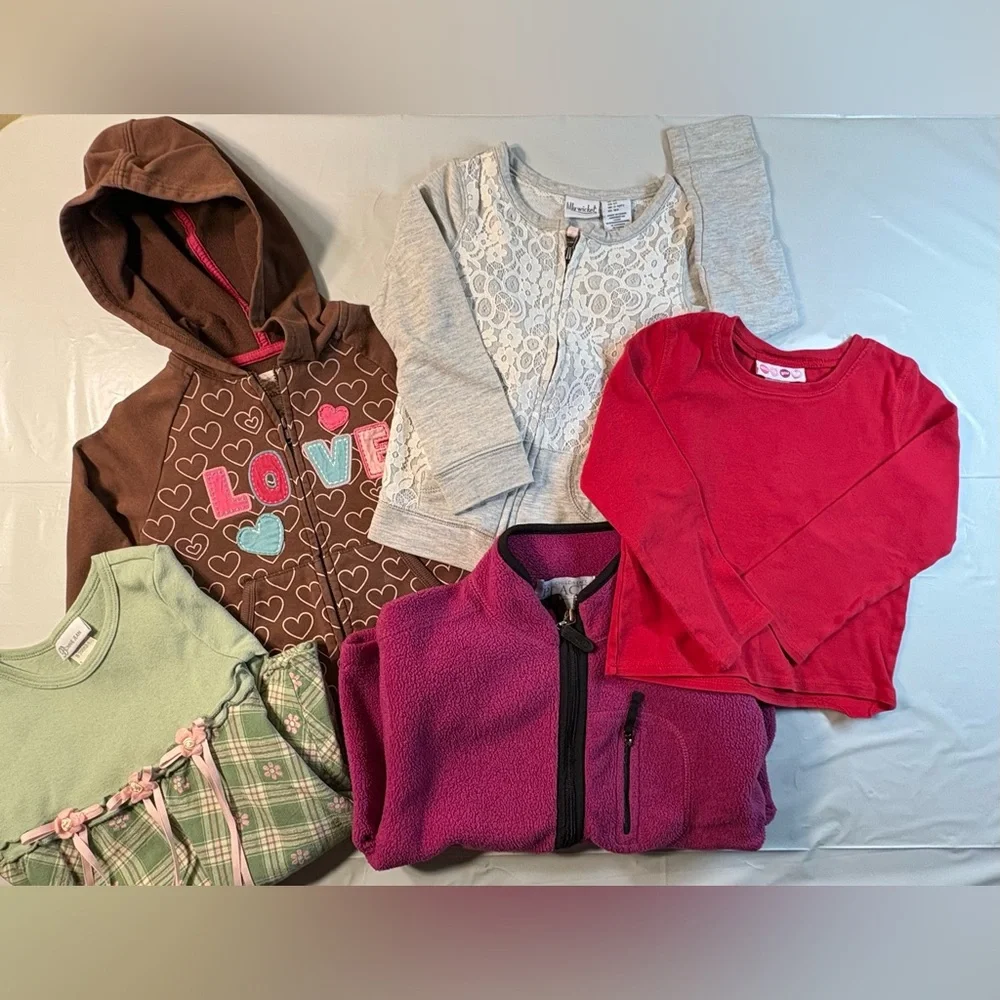 EUC/GUC Bundle: Hoodie, Top/Jacket, Tee, Fleece, Plaid/Floral Dress